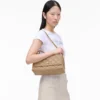 Bolso bandolera acolchado convertible doble