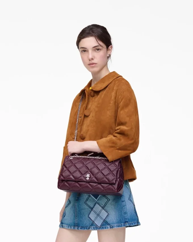 Bolso bandolera acolchado convertible doble