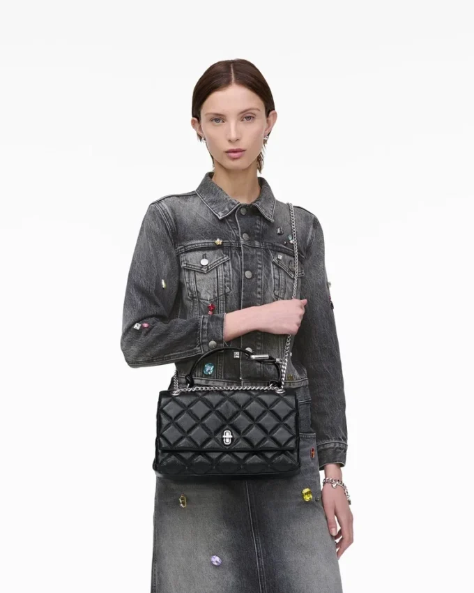 Bolso bandolera acolchado convertible doble