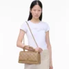 Bolso bandolera acolchado convertible doble