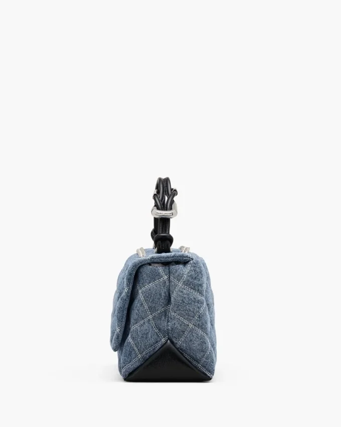 Bolso bandolera convertible doble de denim acolchado