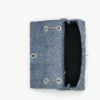 Bolso bandolera convertible doble de denim acolchado