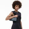 Bolso bandolera convertible The Snapshot de denim acolchado