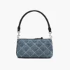 Bolso bandolera convertible The Snapshot de denim acolchado
