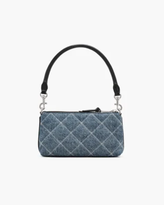 Bolso bandolera convertible The Snapshot de denim acolchado