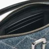 Bolso bandolera convertible The Snapshot de denim acolchado