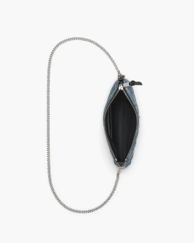 Bolso bandolera convertible The Snapshot de denim acolchado