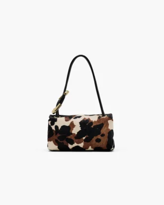 Bolso bandolera mini dual de piel de becerro