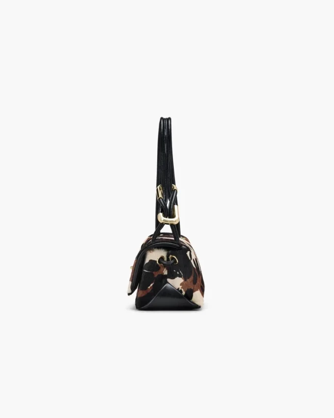 Bolso bandolera mini dual de piel de becerro