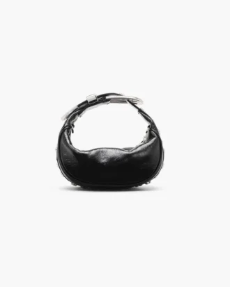 Bolso de fiesta de charol arrugado