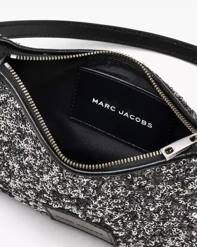 Bolso de hombro con charms de lentejuelas