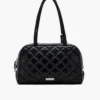 Bolso doble acolchado de piel