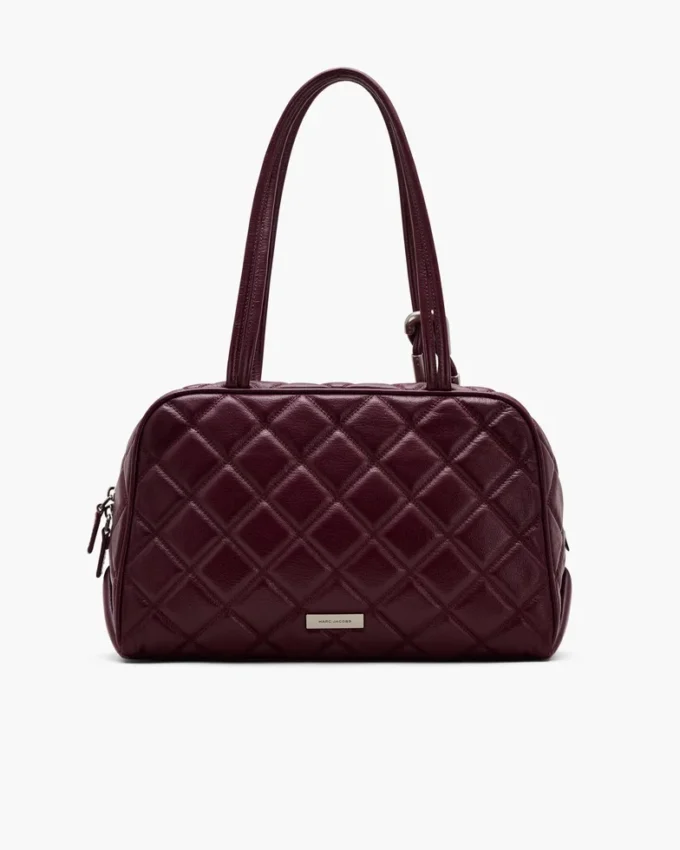 Bolso doble acolchado de piel Bolso doble acolchado de piel