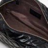 Bolso doble acolchado de piel
