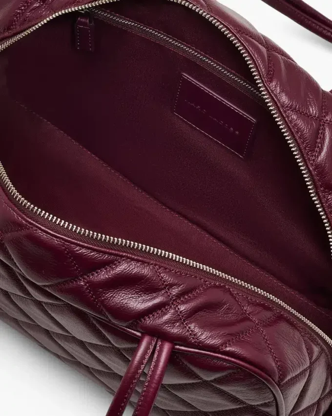 Bolso doble acolchado de piel Bolso doble acolchado de piel