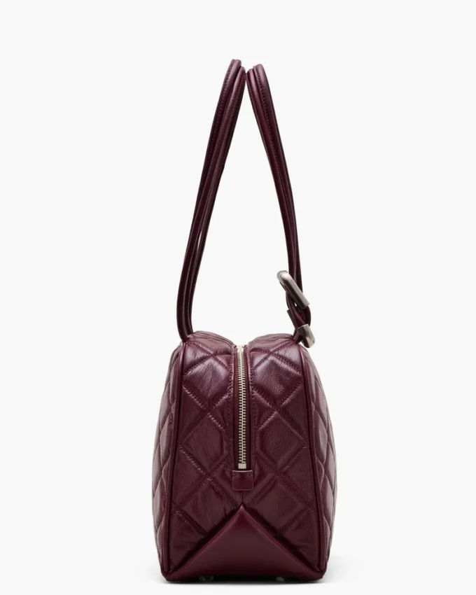 Bolso doble acolchado de piel Bolso doble acolchado de piel