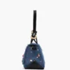 Bolso doble grande de denim con charms Bolso doble grande de denim con charms