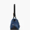 Bolso doble grande de denim con charms Bolso doble grande de denim con charms
