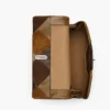 Bolso grande doble de ante con parches Bolso grande doble de ante con parches