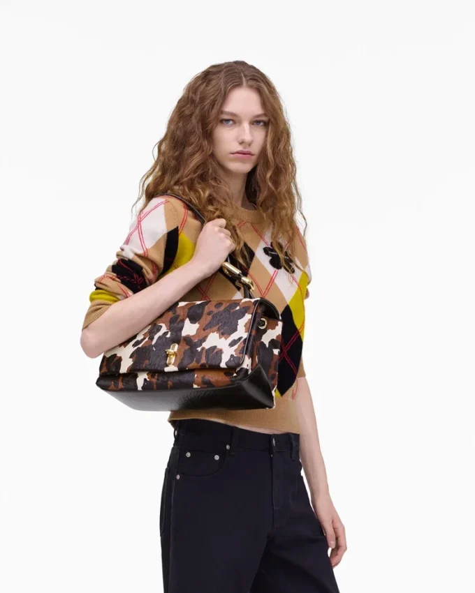 Bolso grande Dual de piel de becerro Bolso grande Dual de piel de becerro