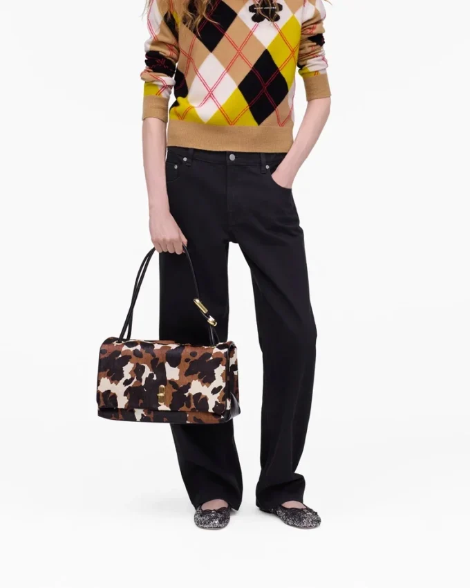 Bolso grande Dual de piel de becerro Bolso grande Dual de piel de becerro