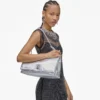 Bolso grande metálico doble
