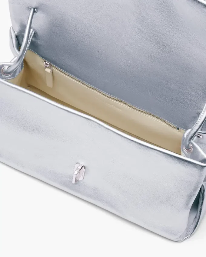 Bolso grande metálico doble