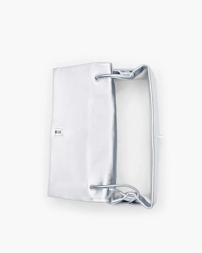 Bolso grande metálico doble
