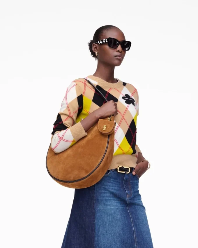 Bolso hobo grande de ante Bolso hobo grande de ante