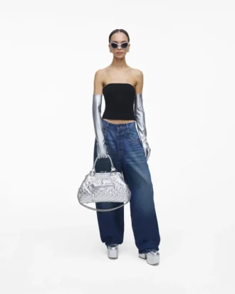 Bolso Stam acolchado de piel metalizada reeditado Bolso Stam acolchado de piel metalizada reeditado