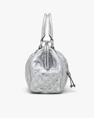 Bolso Stam acolchado de piel metalizada reeditado Bolso Stam acolchado de piel metalizada reeditado