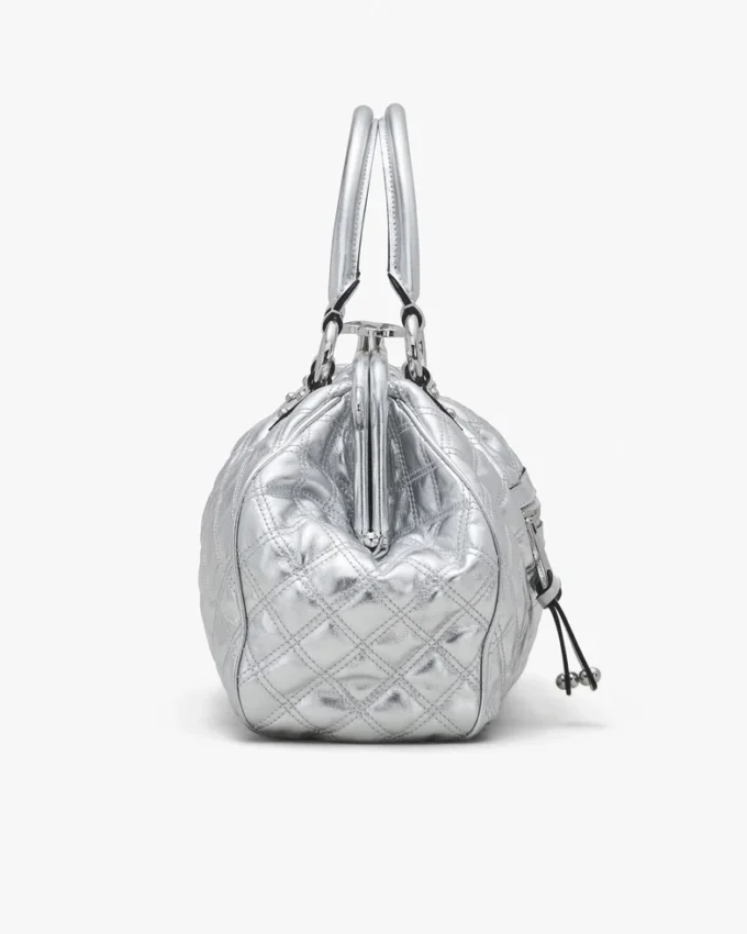 Bolso Stam acolchado de piel metalizada reeditado Bolso Stam acolchado de piel metalizada reeditado