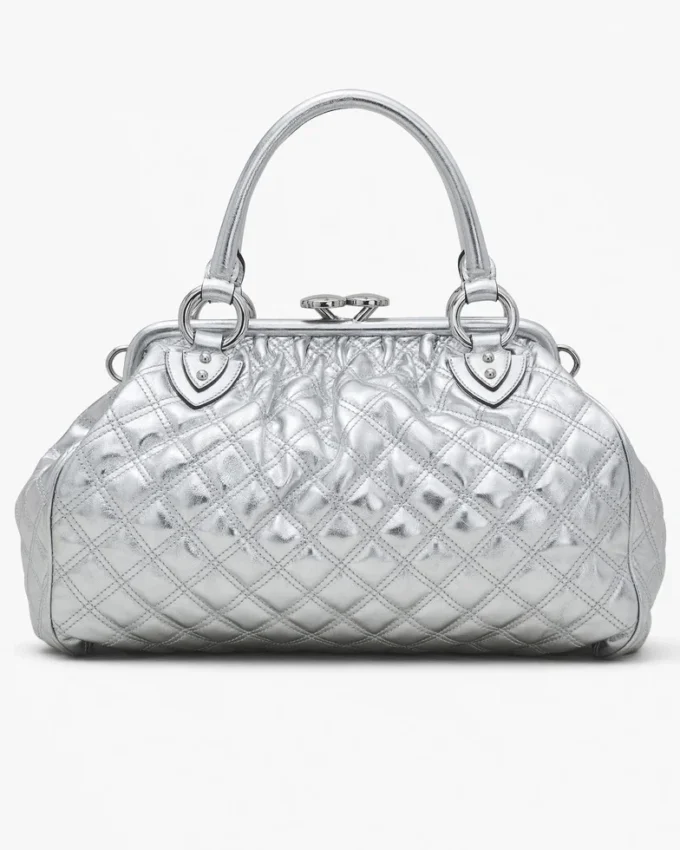 Bolso Stam acolchado de piel metalizada reeditado Bolso Stam acolchado de piel metalizada reeditado