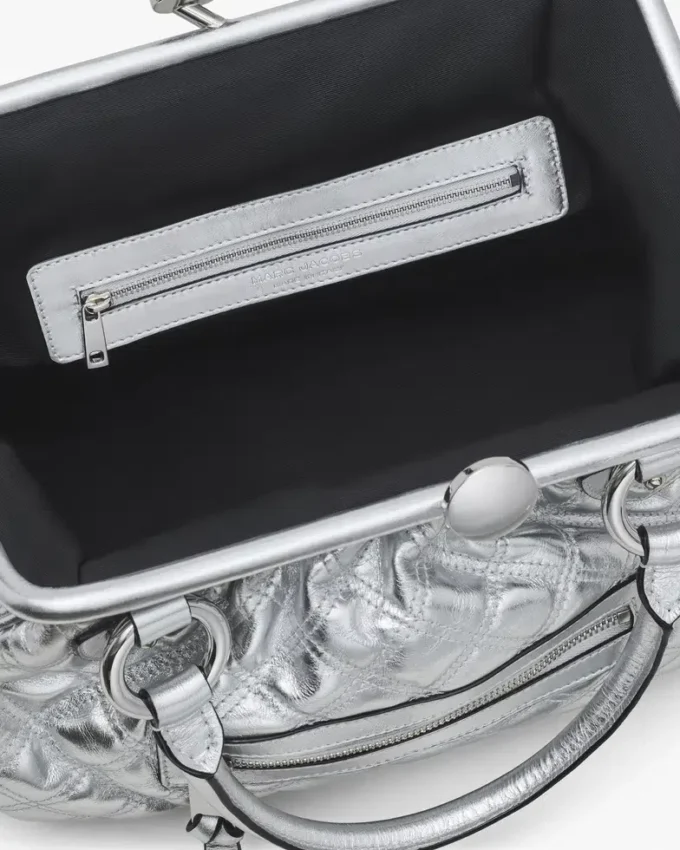 Bolso Stam acolchado de piel metalizada reeditado Bolso Stam acolchado de piel metalizada reeditado