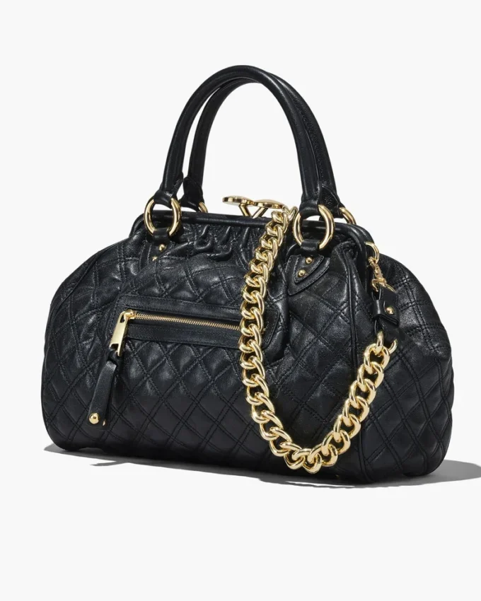 Bolso Stam de cuero acolchado reeditado Bolso Stam de cuero acolchado reeditado