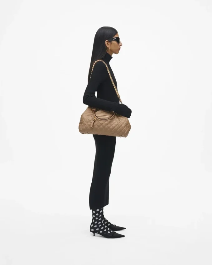 Bolso Stam de cuero acolchado reeditado Bolso Stam de cuero acolchado reeditado
