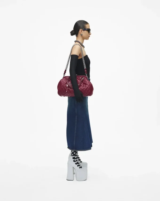 Bolso Stam de cuero acolchado reeditado Bolso Stam de cuero acolchado reeditado