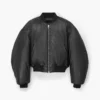 Bomber de piel acolchada Bomber de piel acolchada