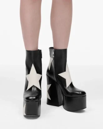 Bota con plataforma Kiki Star Patchwork