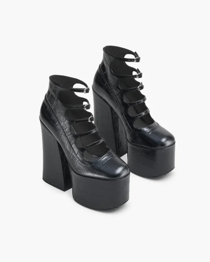 Botines Kiki con relieve de cocodrilo Botines Kiki con relieve de cocodrilo