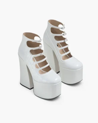 Botines Kiki con relieve de cocodrilo