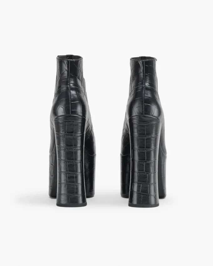 Botines Kiki con relieve de cocodrilo Botines Kiki con relieve de cocodrilo