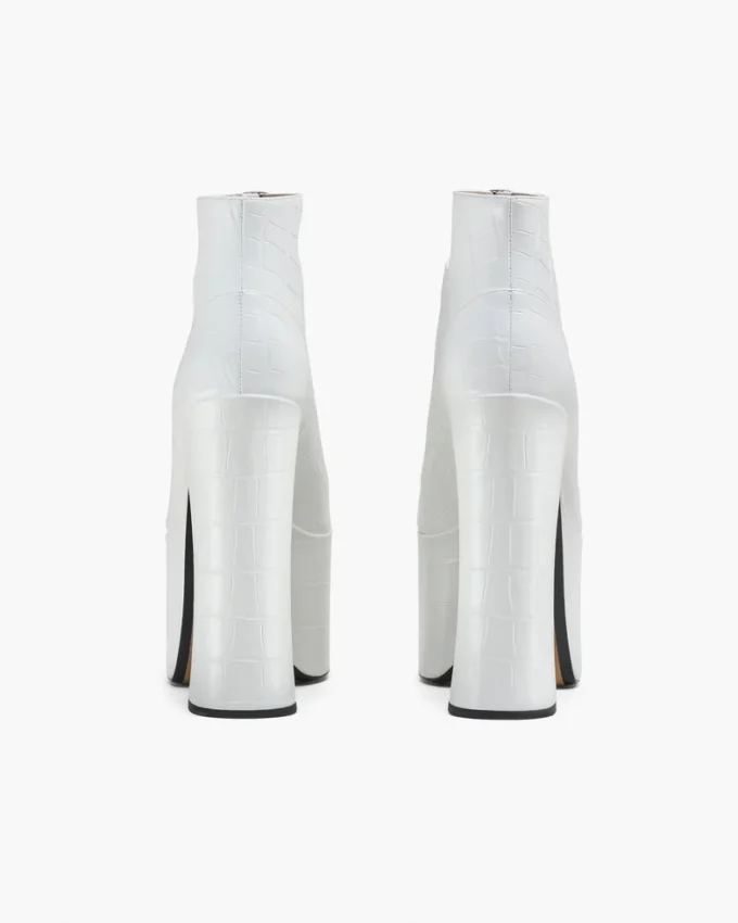 Botines Kiki con relieve de cocodrilo Botines Kiki con relieve de cocodrilo