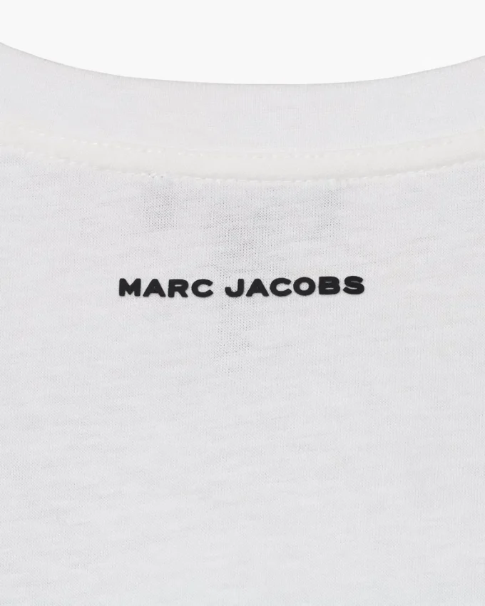 Camiseta ajustada con ojales Trompe L’Oeil