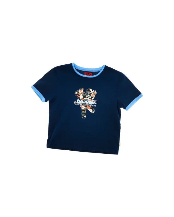 CAMISETA BABY CON LOGOTIPO HEAVEN CAMISETA BABY CON LOGOTIPO HEAVEN