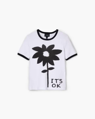 Camiseta con cuello redondo It’s Ok de David Shrigley X Marc Jacobs