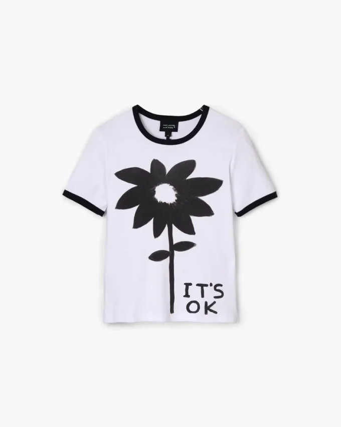 Camiseta con cuello redondo It’s Ok de David Shrigley X Marc Jacobs Camiseta con cuello redondo It’s Ok de David Shrigley X Marc Jacobs