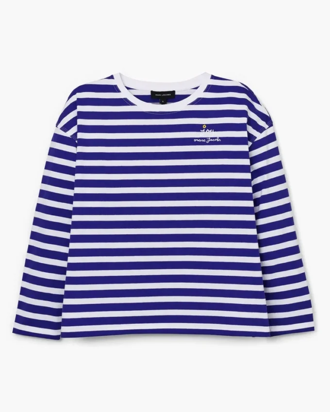 Camiseta de manga larga a rayas Daisy