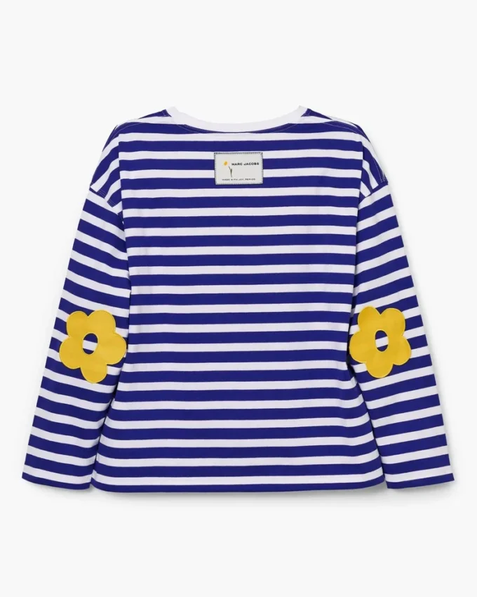 Camiseta de manga larga a rayas Daisy