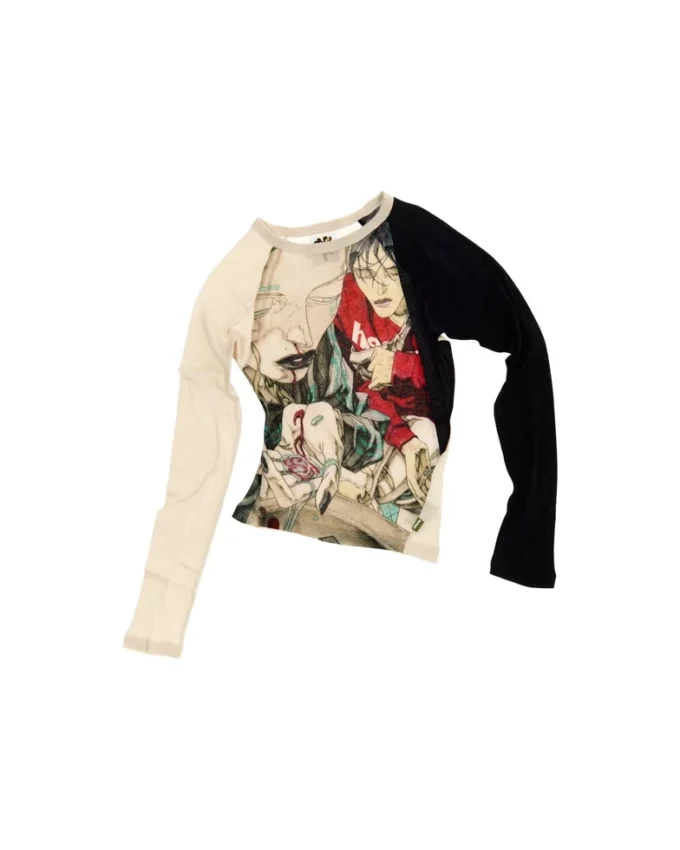 Camiseta de manga larga de malla David Rappeneau